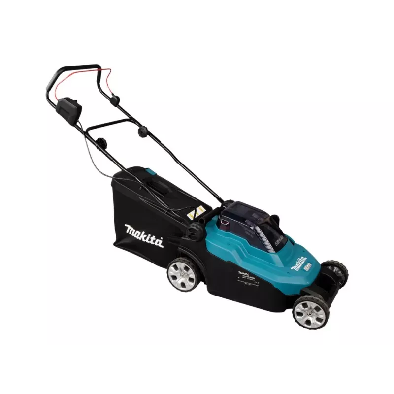 Makita DLM382PM2 - Rasenmäher - Akkubetrieben - 18 V - 4 Ah - 2 Akkus - 3700 1/min - 38 cm - 16,9 kg