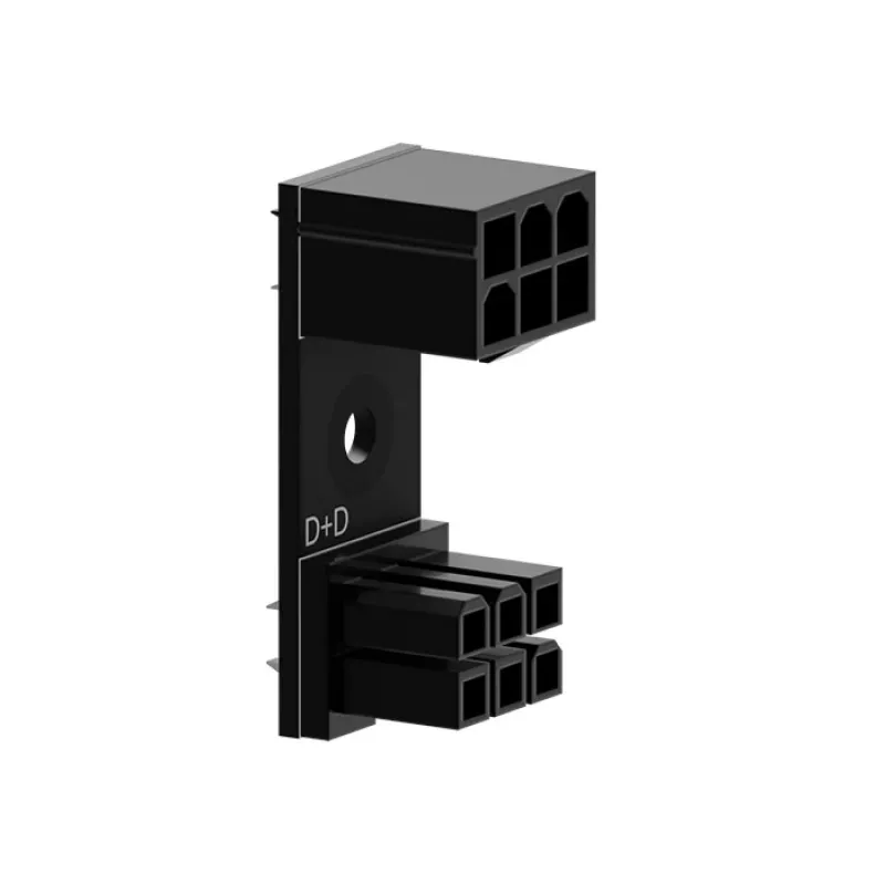 6‑Pin PCIe 180° Adapter D+D Singularity SC‑A‑PCIE6‑DD für GPU/PCIe-Stromanschluss