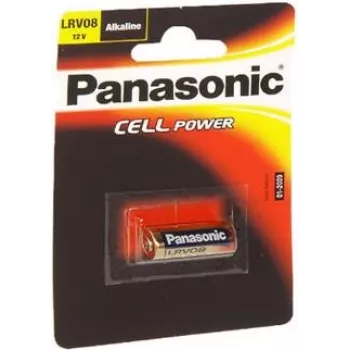 Panasonic Alkali-Batterie LRV08, 38 mAh, 12 V, kompatibel mit: MN21, GP23A, E23A, V23GA, 8LR932, K23A, RPX625A, L1028 (LRV08L/1BE)