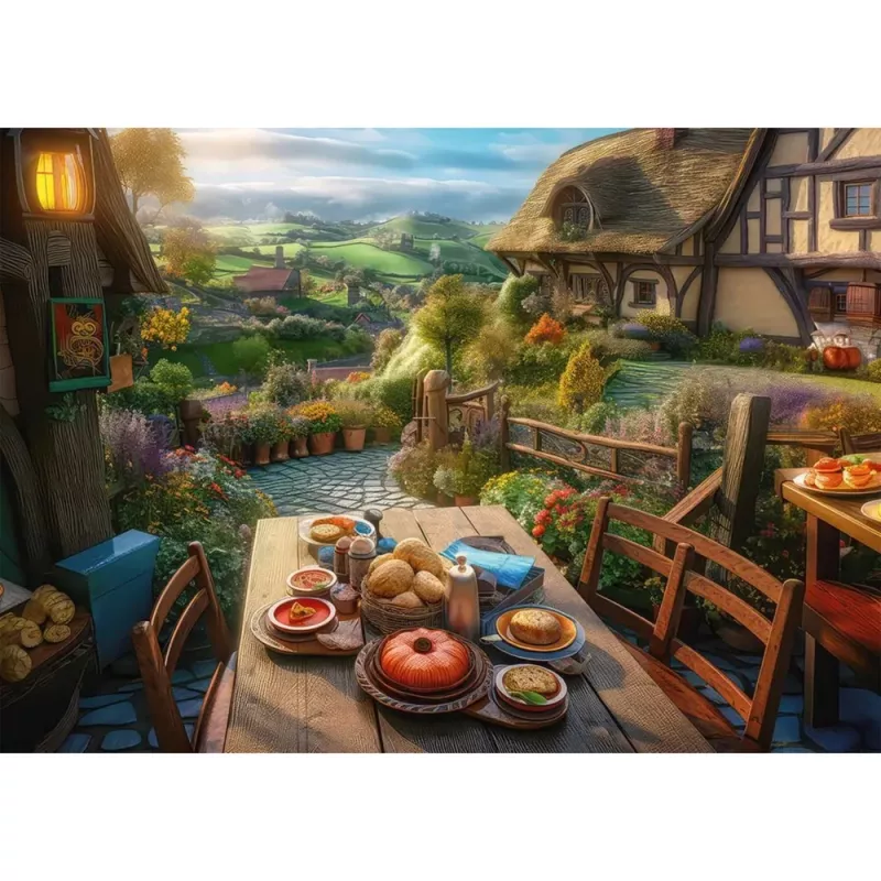 Schmidt Spiele Puzzle 'Frühstück mit Aussicht' 1000 Teile, 693 mm Breite