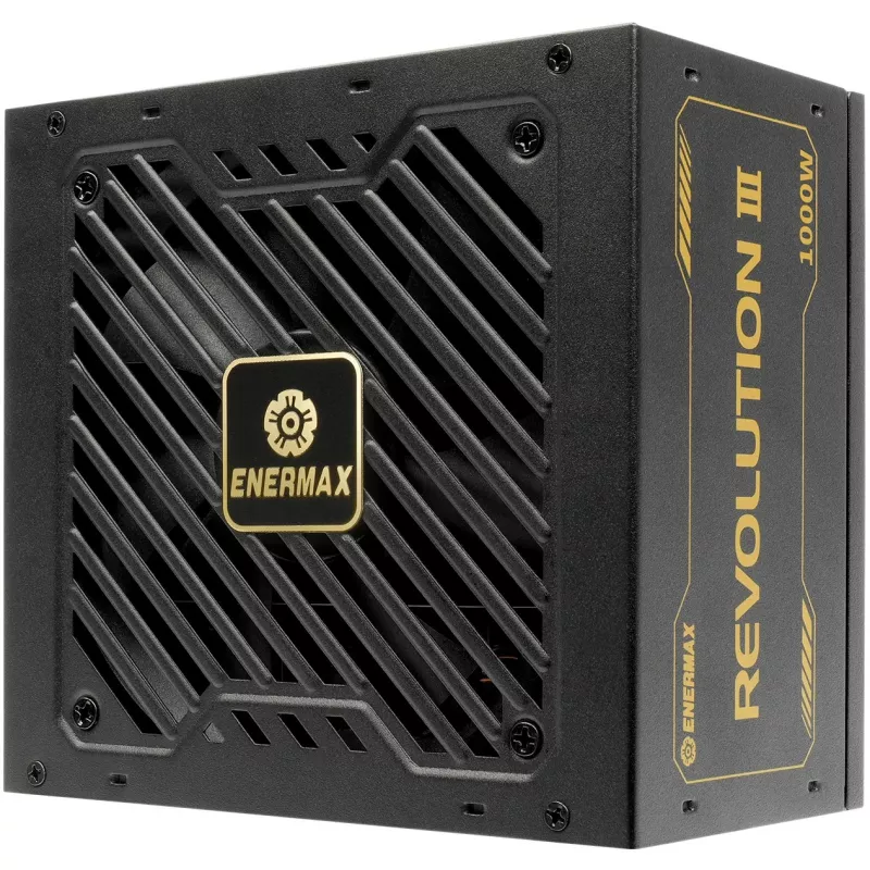 Netzteil ENERMAX ERV1000G-AHG-MAC, 1000 W, 20+4-Pin-ATX, vollmodular, 80 PLUS Gold, Schwarz