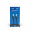 USB-C-zu-USB-C-Kabel SAVIO CL-159 1 m, USB 2.0 (480 Mbit/s), schwarz, 2,1 A