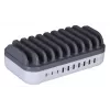 Manhattan Charging Station, 10x Ports: 3x USB-C (up to 18W PD) and 7x USB-A (up to 12W), 120W Total Output, White/Grau, Three Year Warranty