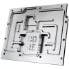 Grafikkarten-Backplate Alphacool Core für RX 9070 XT Aorus Elite – transparente Chrom-Oberfläche