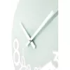 NeXtime Uhr 8115 Dropped, Ø43 cm, Wand, Silber