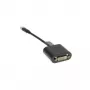 DELL 492-BBGX Videokabel-Adapter DVI Mini DisplayPort Schwarz