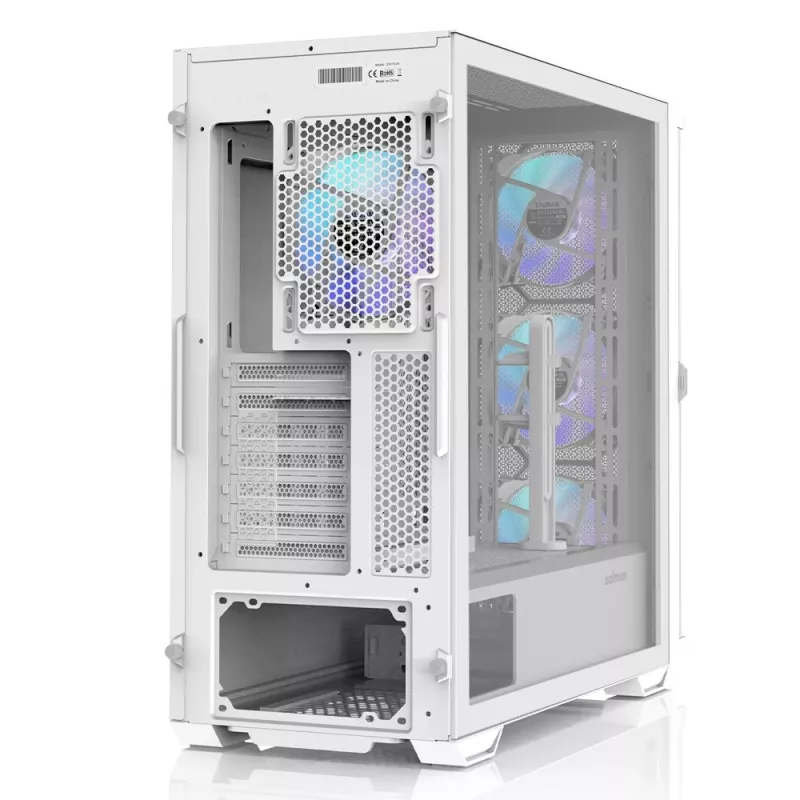 Zalman Z10 DUO ATX ZM-IF120 x4 Weiß