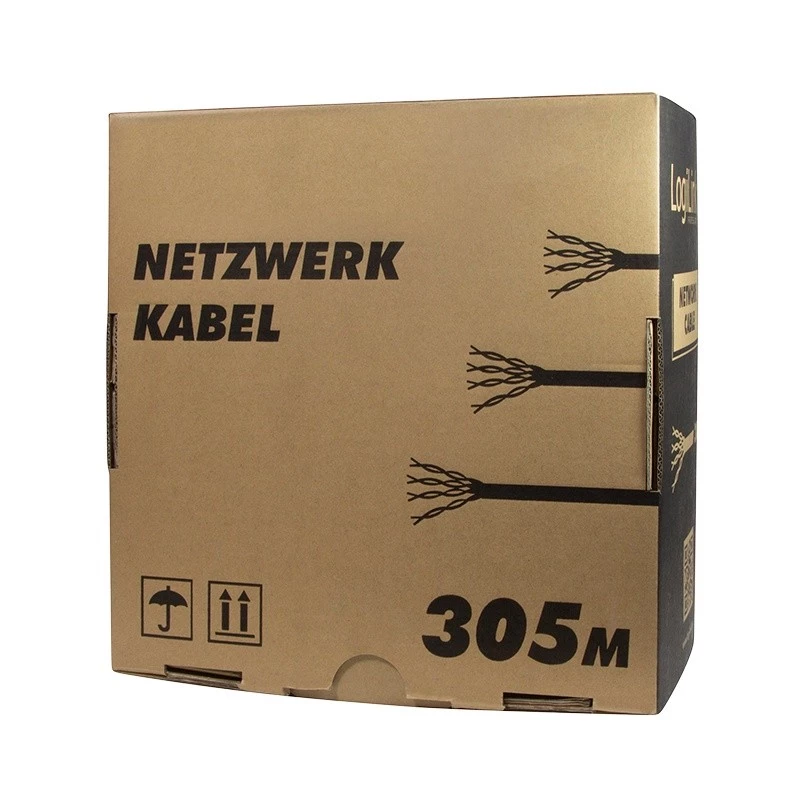 Netzwerkkabel LogiLink CPV0015 RJ45 Cat5e 305m Beige
