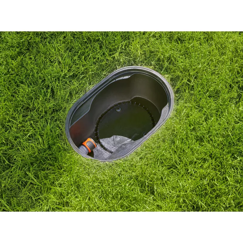 AquaPrecise Unterflur-Box (Unterflur), Gehäuse schwarz, für Bewässerungssystem AquaPrecise