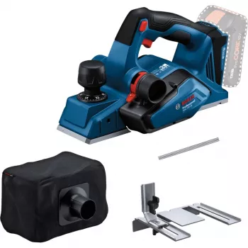 Akku-Handhobel GHO 18V-26 Professional Solo, 18 Volt, Elektrohobel Blau/Schwarz, ohne Akku und Ladegerät, in L-BOXX
