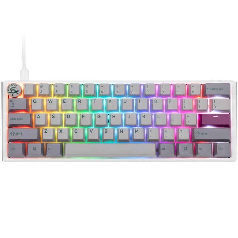 Ducky One 3 Mini Tastatur Gaming USB US English Grau