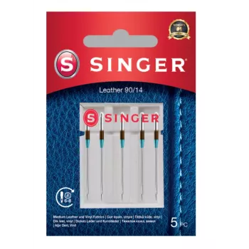 Singer | Ledernadel 90/14 5er-Pack