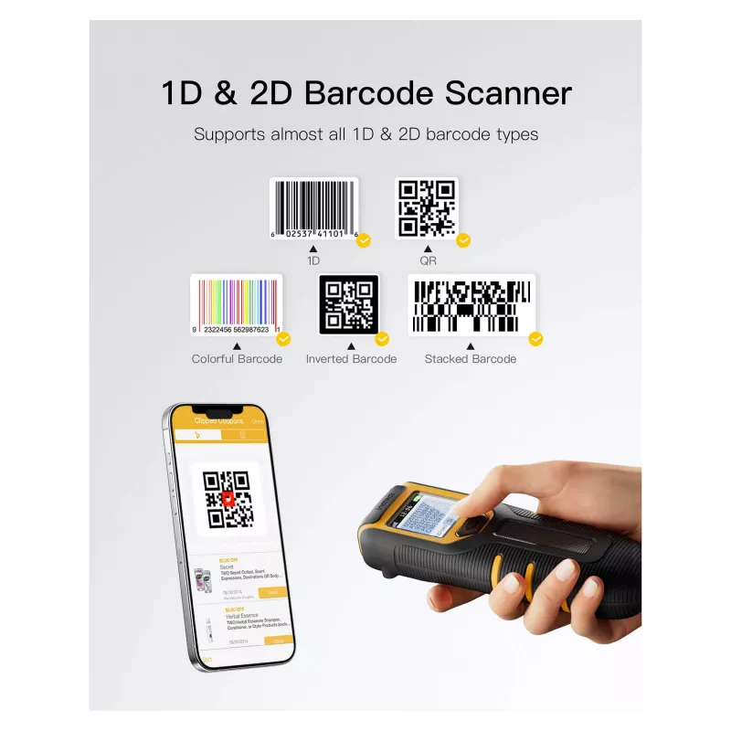 inateck Barcodescanner 47 schwarz [BCST-47_Schwarz]