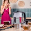 Cecotec Wasserkocher | ThermoSense 340 Clear | Elektrisch | 2200 W | 1,7 L | Glas | 360° drehbare Basis | Klar