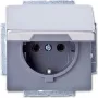 BUSCH JAEGER 2018-0-1490 - CEE 7/3 - 2P+E - Grau - Edelstahl - 250 V - 16 A