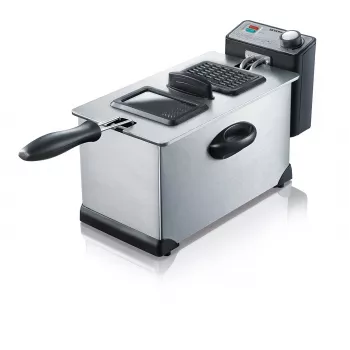 Fritteuse Severin FR 2431 Single 3 L 2000 W Edelstahl