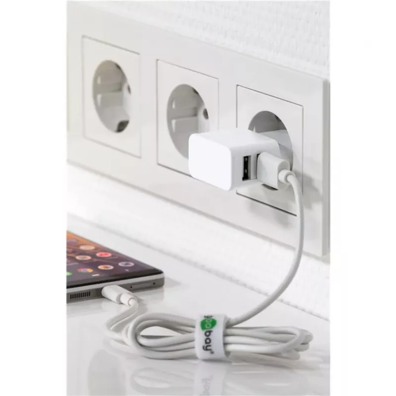 Goobay 44985 Mobiltelefonkabel Weiß