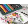 Ölbasierter Stift Faber-Castell Polychromos & Pitt Graphite Matt Set 21 Stück Mehrfarbig