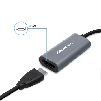 Adapter USB-C auf HDMI 4K 60Hz 32AWG QOLTEC