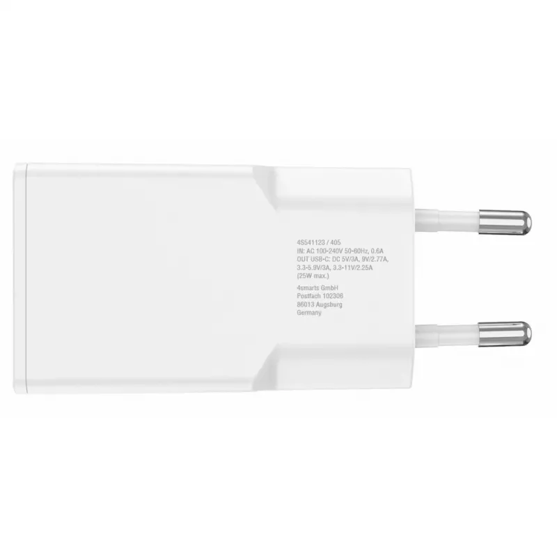 Ladegerät 4smarts 541123 Innen AC Schnellladegerät Smartphone Tablet Weiß