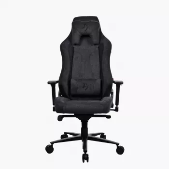 Arozzi Soft Fabric/Metal/Aluminium | Gaming-Stuhl | Vernazza Soft Fabric | Pure Black