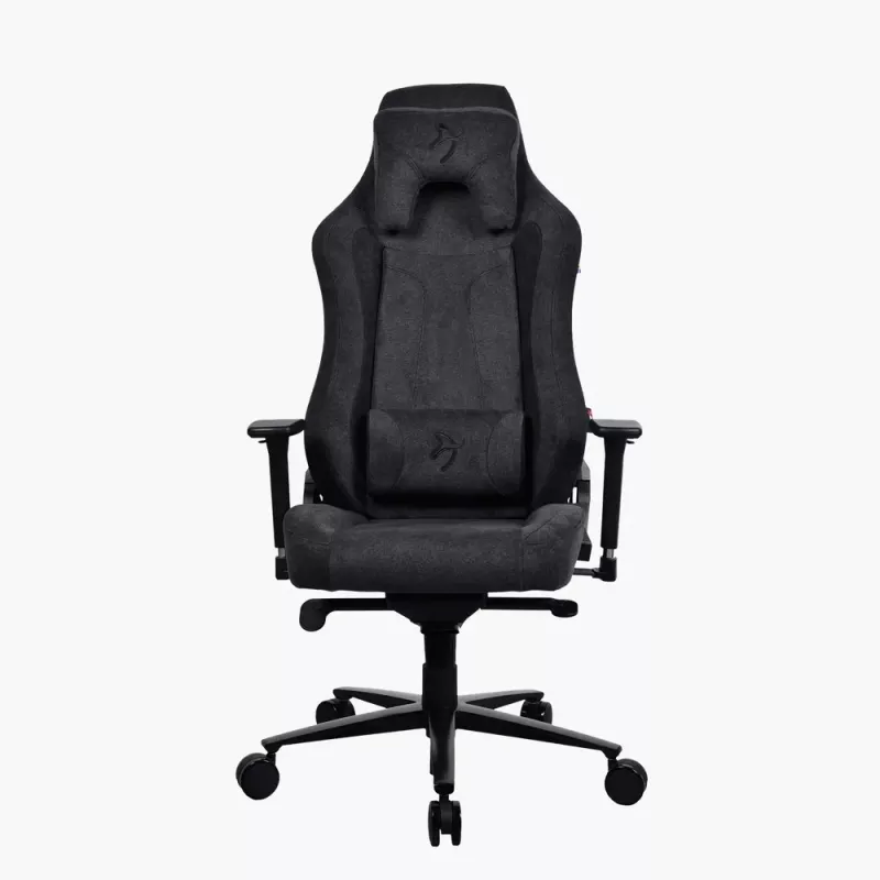 Arozzi Soft Fabric/Metal/Aluminium | Gaming-Stuhl | Vernazza Soft Fabric | Pure Black