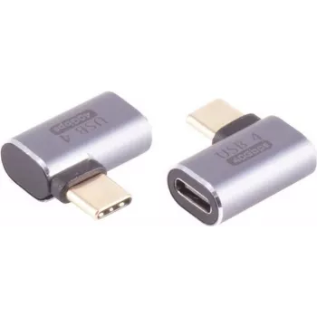 USB-C-Adapter ShiverPeaks 14-05035, USB 4.0, 90°-Winkelstecker