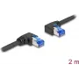 Netzwerkkabel DeLOCK RJ45 Cat.6A S/FTP 2m Schwarz