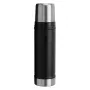 Thermosflasche STANLEY The Legendary Classic 0,6 l, schwarz, vakuumisolierte Flasche