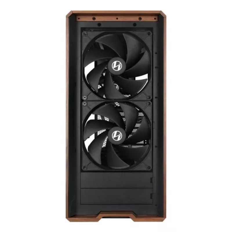 PC-Gehäuse Lian Li Lancool LAN217X Midi Tower Schwarz, Holz