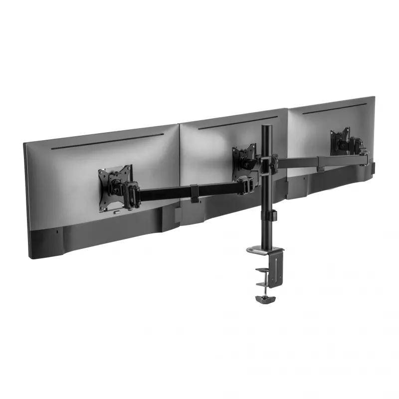 Monitorhalterung SBOX LCD-352/3-2 für 13–27 Zoll Bildschirme, 3 Arme, max. 9 kg pro Arm, VESA 100x100