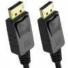 DisplayPort-Kabel Unitek Y-C609BK — 3 m, Stecker-auf-Stecker, schwarz