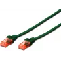 Netzwerkkabel DIGITUS Cat6 U/UTP 15 m Grün RJ-45 Nickel/Gold-Kontakte