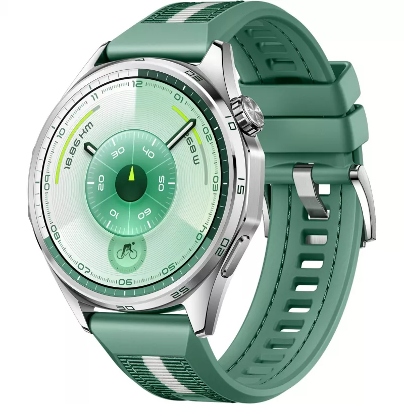 Huawei WATCH GT6 3,73 cm (1,47) AMOLED 46 mm Digital 466 x 466 Pixel Touchscreen Edelstahl GPS (Satellit)
