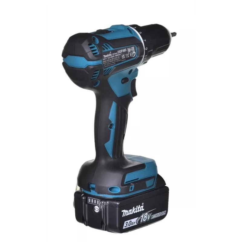 MAKITA DDF485RF3J Bohrmaschine 3x 18V 3Ah