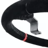 Asetek SimSports Lenkradkranz, abgesenkt, 340 mm - schwarz, Veloursleder