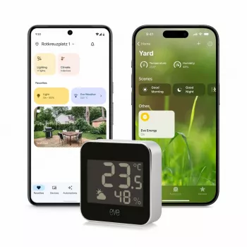 Wetterstation Eve Systems EVE O Innen-/Außentemperatur und Feuchtigkeitsmonitor