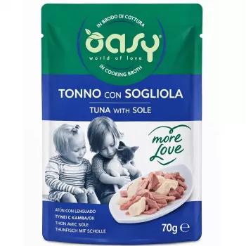 Oasy More Love Thunfisch mit Seezunge Beutel 70g