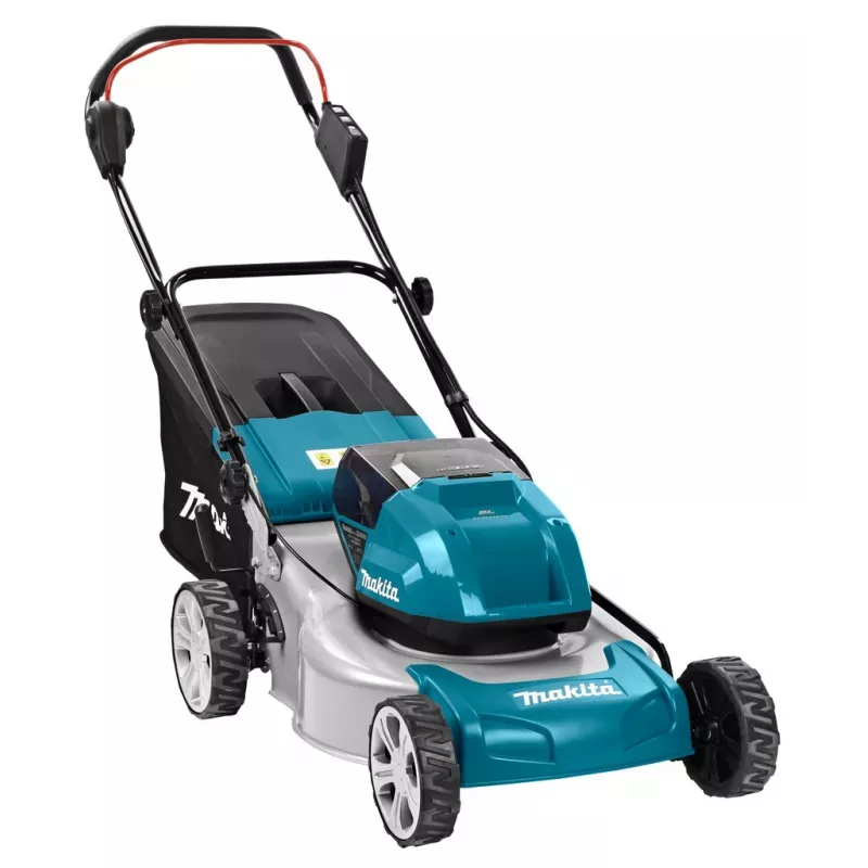 Makita DLM460PT2 Rasenmäher Handrasenmäher Akku Schwarz, Blau, Grau