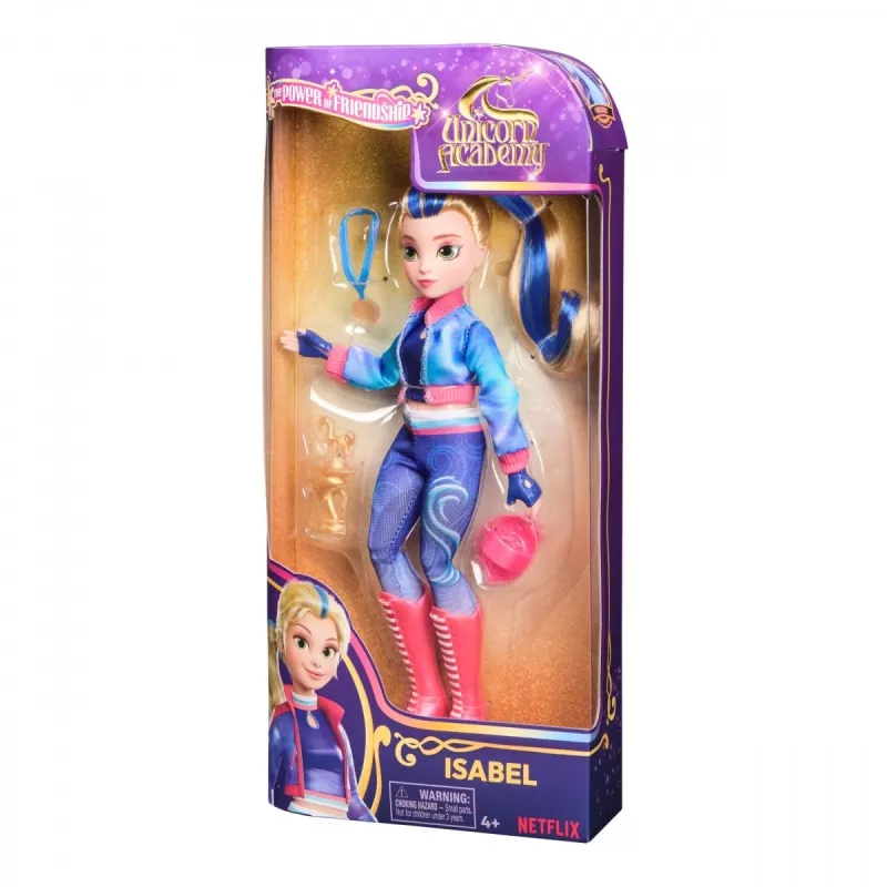 Spinmaster Unicorn Academy Fashion Isabel Puppe 6072647 — Modepuppe aus der Unicorn Academy Serie