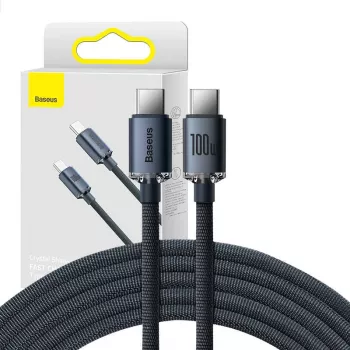 USB-Kabel Baseus CAJY000701 2 m USB C Schwarz 0,48 Gbit/s