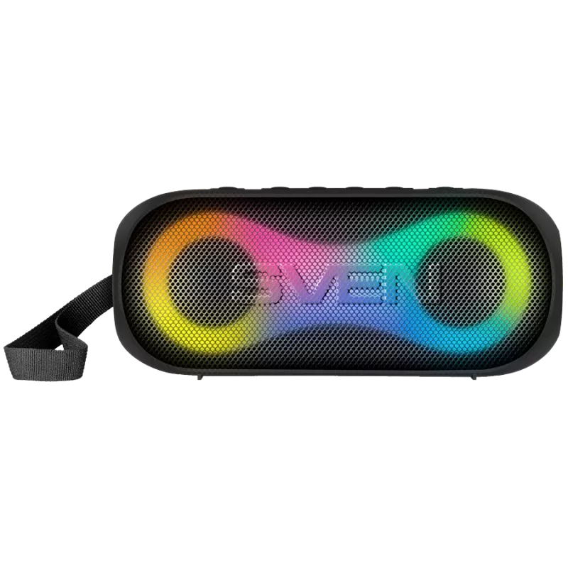 Lautsprecher SVEN PS-165, schwarz (16 W, TWS, Bluetooth, microSD, 3000 mAh)