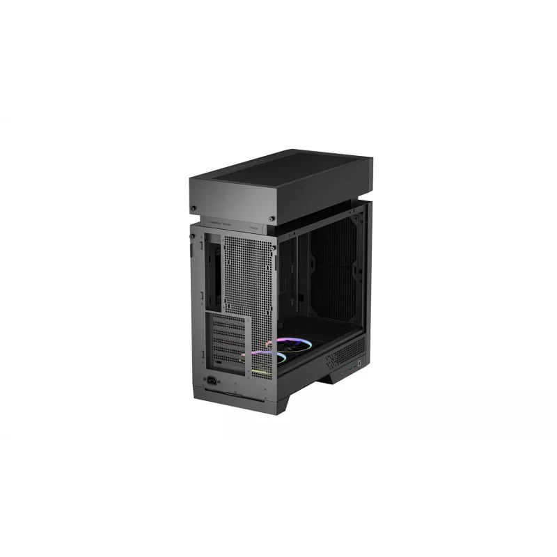 PC-Gehäuse DeepCool CL660 Schwarz — ATX/Micro-ATX/Mini-ITX, Temperglas, 2x3,5 Zoll + 1x2,5 Zoll, Vorne 140 mm, Oben/Hinten 120-140 mm