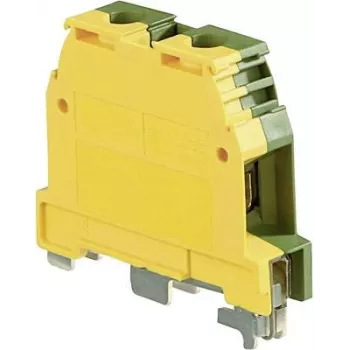 ABB Schutzerdungsklemme 12 mm Schrauben Belegung: Terre Grün-Gelb 1SNA 165 130 R2300 1 Stück (1SNA 165 130 R2300)