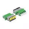 Optical Fiber Coupler DeLOCK 86902 LC Quad female to LC Quad female Single-mode Grün