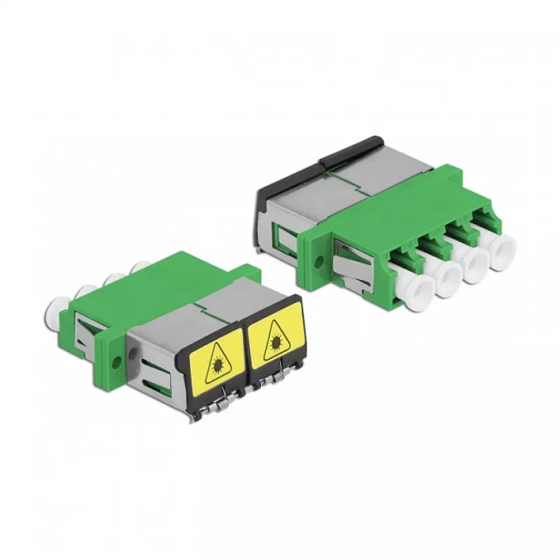 Optical Fiber Coupler DeLOCK 86902 LC Quad female to LC Quad female Single-mode Grün