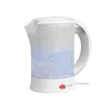 Elektrischer Wasserkocher LAFE LAFCZA45865, Edelstahl, 0,6 L, 600 W, hellgrau, klappbarer Verriegelungsdeckel