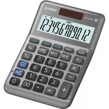 Tischrechner Casio MS-120FM Basic Schwarz 12 Stellen Steuer Gewinn