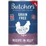 Nassfutter für Hunde butcher's Original Megapack — gemischte Stücke in Gelee, 6 x 400 g, 82 % Feuchtigkeit, 7,5 % Protein, 5 % Fett