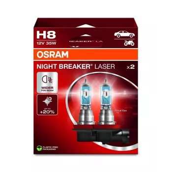 Scheinwerferlampe Ledvance Night Breaker Laser H8 12V 35W PGJ19-1